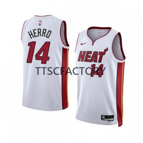 Dres Miami Heat Tyler Herro 14 Nike 2022-23 Association Edition Bijela Swingman - Muške